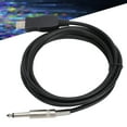 thumbnail image 4 of Guitar Audio Cable, Esay Operation Wide Compatibility Impedance Conversion Guitar USB Cable  For Electric Guitar Bass, 4 of 8