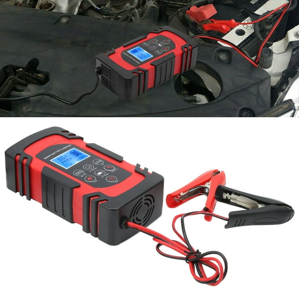 Chargeur de batterie intelligent 12V - 24V avec ecran LcD pour