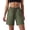 Green, variant on Only Moment Women's Drawstring Sweat Shorts Polyester Ice Silk Comfy Stretch Lace Trim Summer Beach Linen Ruffle Shorts Shorts Women Green,XL