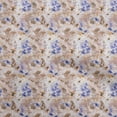 thumbnail image 1 of oneOone Rayon Brown Fabric Abstract Floral Sewing Craft Projects Fabric Prints By Yard 56 Inch Wide-2rb, 1 of 5