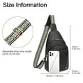 thumbnail image 4 of GAEKEAO Crossbody Sling Bag for Women, Travel Leather Crossbody Bags Fanny Packs for Women Small Crossbody Purse Chest Bag, 4 of 7