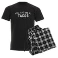 thumbnail image 6 of CafePress - You Had Me At Tacos Men's Dark Pajamas - Men's Dark Loose Fit Cotton Pajama Set, 6 of 7