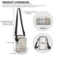 thumbnail image 6 of HELLHERO with Zipper Adjustable Crossbody Bag for Travel Daily Use(Mermaid Tail), 6 of 7