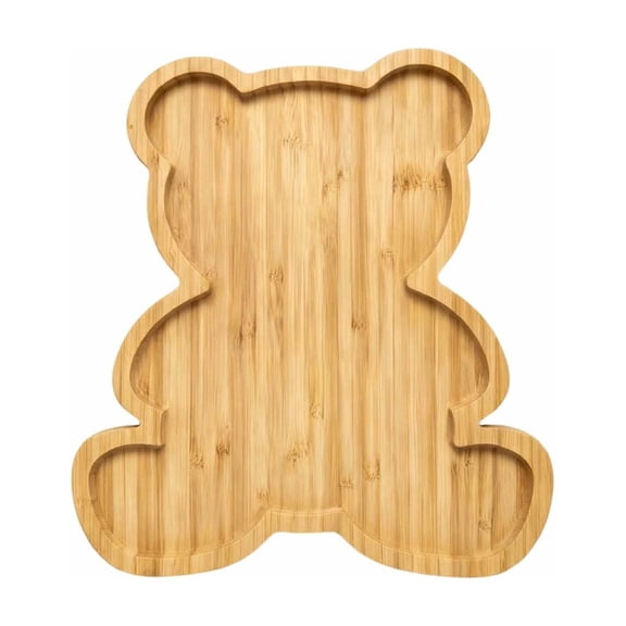 Christmas Bear Charcuterie Board, Wooden Decor, Bear Centerpieces Tableware, Food Board Fruit Tray, Party Plate Snack Dish
