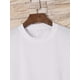 thumbnail image 3 of Camiseta informal de algodón con cuello redondo y manga corta para adolescentes y niños, con estampado geométrico, tejido de punto ligeramente elástico de 200 g, para deportes al aire libre y fines, 3 of 6