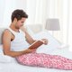 thumbnail image 5 of Fotbe pink heart Pantalones de Pijama para Hombre, Pantalones de Dormir, Pantalones de Casa con Cintura Ajustable y Bolsillos-XX-Large, 5 of 6