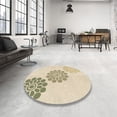 thumbnail image 4 of Ahgly Company Machine Washable Indoor Rectangle Transitional Vanilla Gold Area Rugs, 2' x 3', 4 of 7