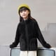 thumbnail image 5 of Sudadera Para Niños Pequeños Forro Polar Para Otoño E Invierno Tops De Forro Polar Más Cárdigan De Forro Polar Coral Suéter Con Capucha Negro Odeerbi LM103-7699, 5 of 8