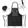 thumbnail image 3 of Funny Aprons For Men,Birthday Gifts for Dad，Mens Apron,Fathers Day Cooking BBQ Chef Grilling Apron, 3 of 5