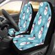 thumbnail image 2 of Juego de 2 fundas de asiento de coche ABPHQTO divertido muñeco de nieve Navidad copos de nieve Universal, 2 of 3