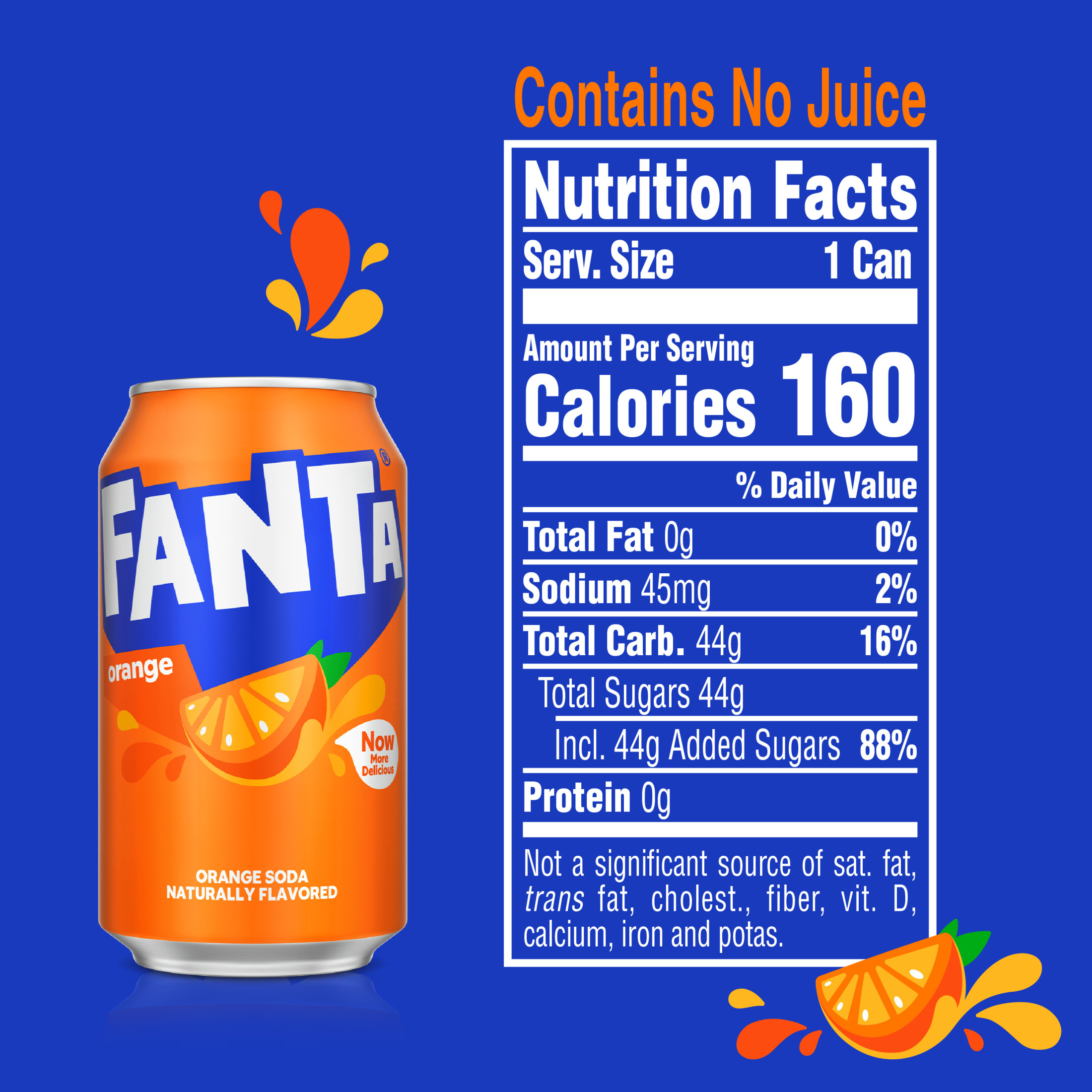 Fanta Orange Fruit Soda Pop, 12 fl oz, 12 Pack Cans - image 3 of 8
