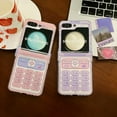 thumbnail image 2 of Cute Women Case for Samsung Galaxy Z Flip 5, Kawaii Case Pink Phone Print for Galaxy Z Flip 5, Lovely Girly Case Protective Phone Case for Samsung Galaxy Z Flip 5 (Pink Phone), 2 of 11