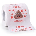 thumbnail image 1 of Regalos del día de San Valentín para él/ella Regalos románticos novedosos Papel higiénico Regalos divertidos para adultos Hombres Mujeres Novio Novia Decoración del día de San Valentín para suministro, 1 of 7