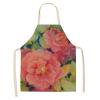 thumbnail image 2 of Delantal De Cocina Con Estampado De Flores Rojas, Baberos De Chef De Cocina Casera De Lino, Accesorios Para Hornear Likrtyny Arte Deco, 2 of 8