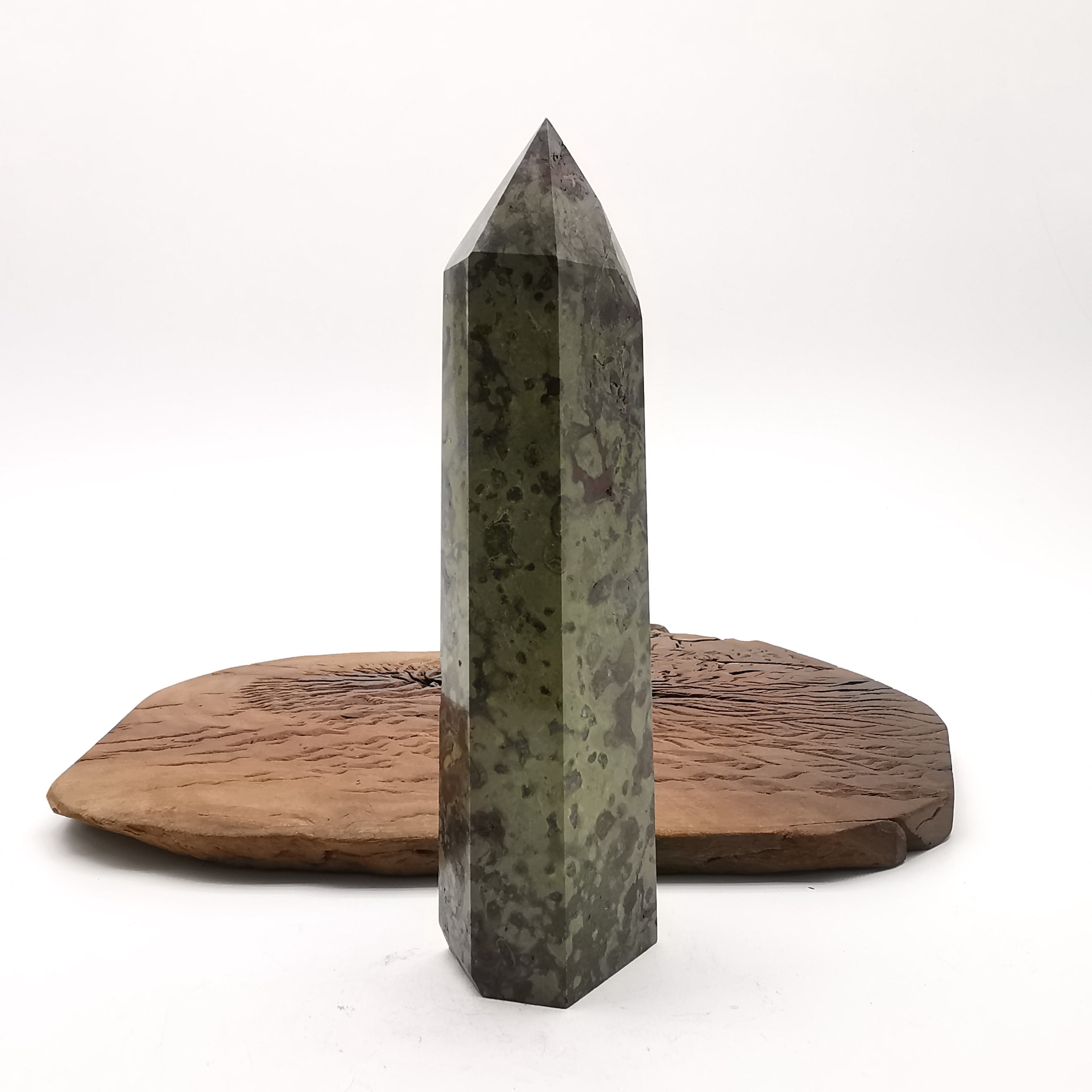 Dragonblood Stone Crystal Towers ~ Natural Healing Crystal Point Obelisk for Reiki Healing and Crystal Grid 0.77kg