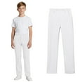 thumbnail image 2 of Boy Uniform Pants Pull On Chino Pants with Pockets Straight Pants Kids White Pants Boys Back to School Clothes Kids Boys Pants 5-6 Years, 2 of 6