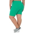 thumbnail image 2 of Athletic Works Women's Plus Core Active Dri-Works Bike Shorts, 2 of 3