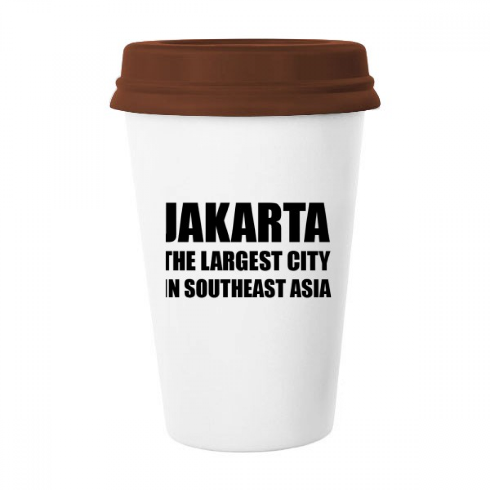 Jakarta Largest City Southeast Asia Mug Coffee Drinking Glass Pottery