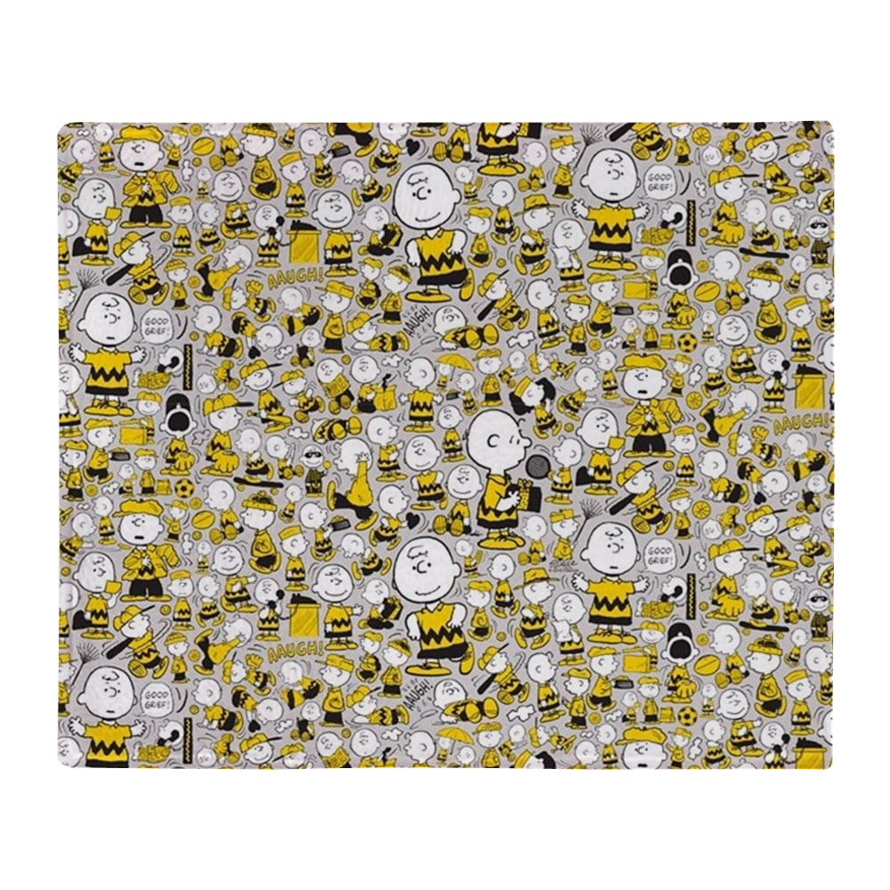 CafePress Peanuts Charlie Brown Collage Throw Blanket Soft Fleece Throw Blanket
