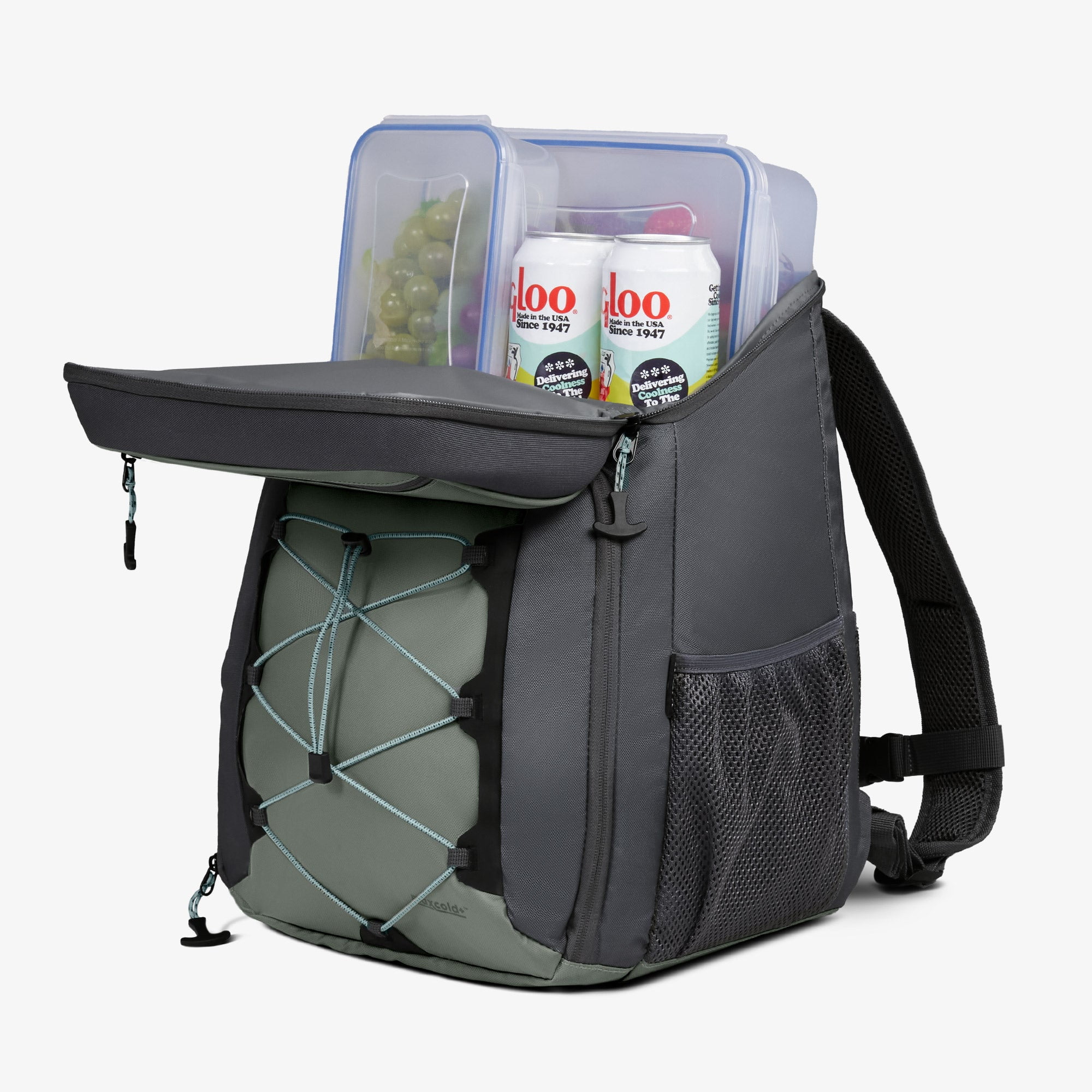Igloo 30-Can MaxCold Voyager Cooler Backpack - Gray