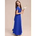 thumbnail image 4 of Drtj Fancy Girl Junior Bridesmaid Dresses Kids Sleeveless Cute Maxi Dress Teen Long Wedding Party Prom Gowns, 4 of 13