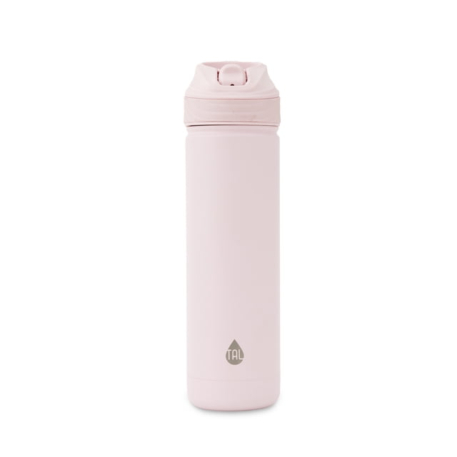 Bouteille d'eau TAL Ranger en acier inoxydable 770 ml (26 oz), rose poudré
