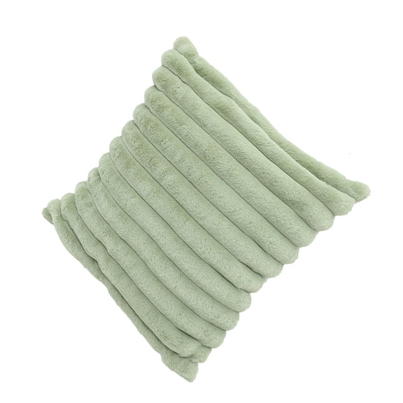 UPGRATOR Comfortable Light Green Plush Throw Pillow Decorative Cushion for Sofa