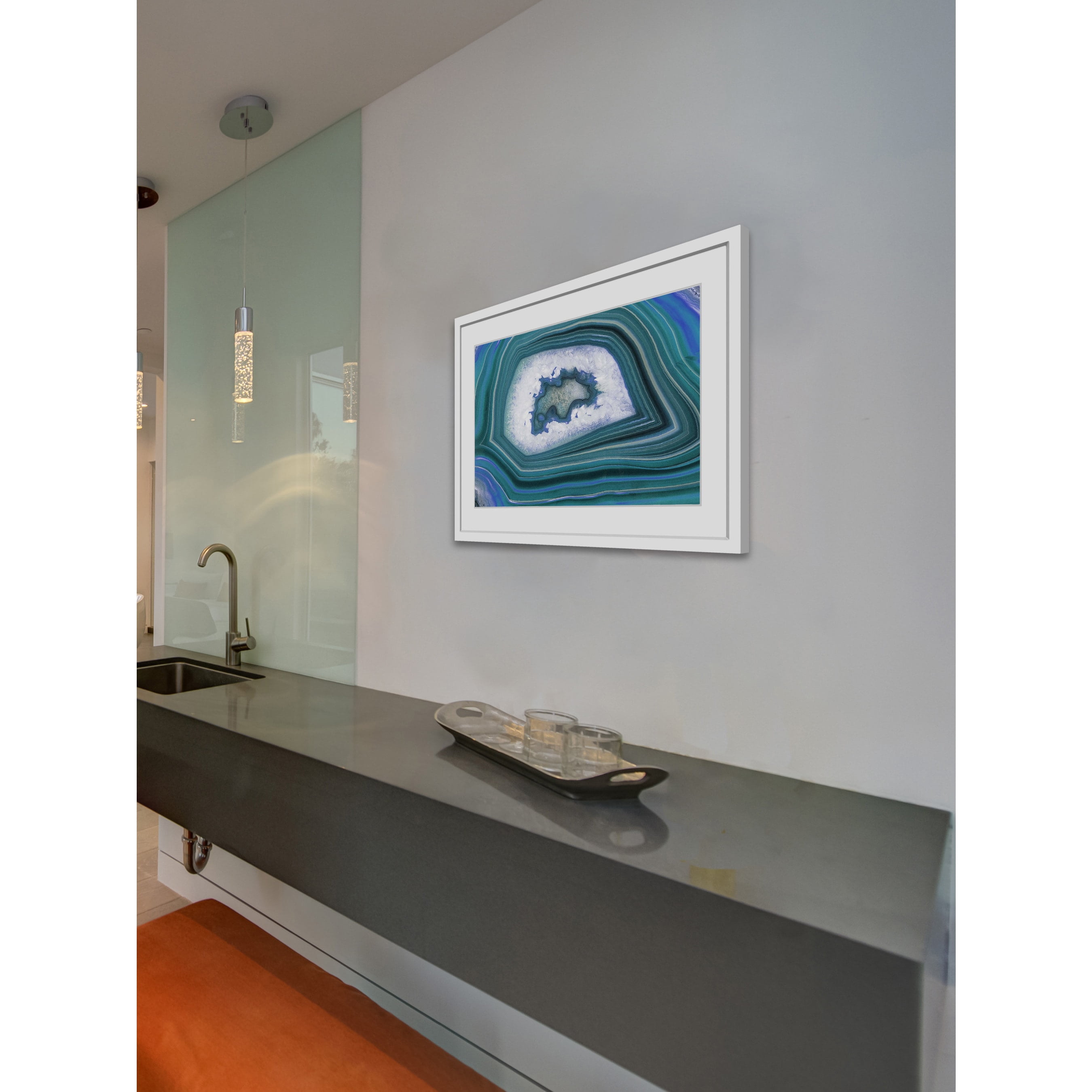 "Waves" Framed Painting Print