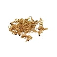 thumbnail image 5 of 12pcs de del extremo Cierre de langosta y cadena extensora Cordones de material cuero de 3 mm perfecl broche de langosta, 5 of 5