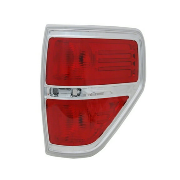KAI New CAPA Certified Premium Replacement Passenger Side Tail Light Lens And Housing, Fits 2009-2014 Ford Lightduty Pickup