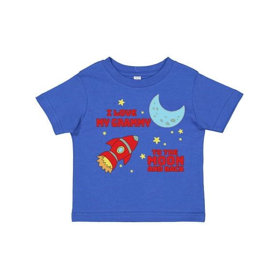Inktastic I Love My Grammy to the Moon and Back Boys or Girls Toddler T-Shirt