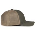 thumbnail image 3 of Outdoor Cap MB2020 Premium Trucker Cap-Olive/Khaki, 3 of 8