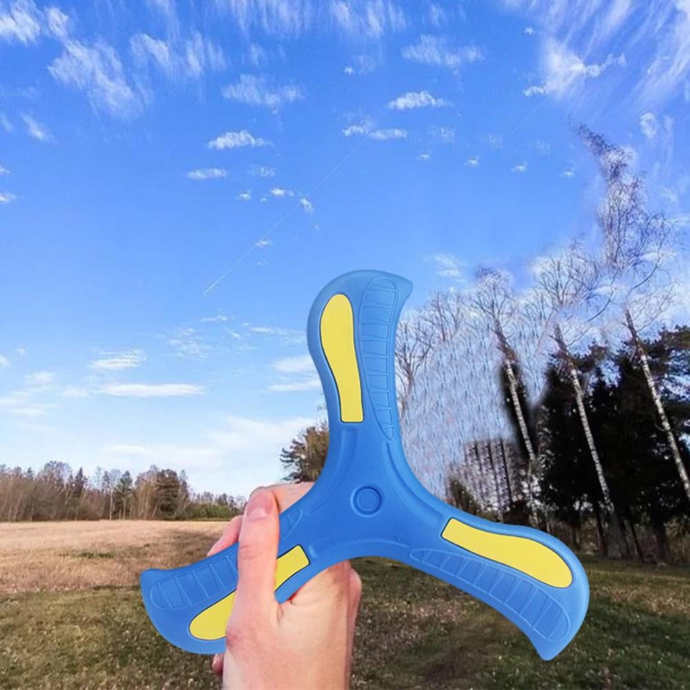 Throwing Sports Toy Light Soft EVA Return Boomerang,Soft and Safe for Indoor and Outdoor Use Dan&Dre Three Leaf Boomerang Toy for Kids & Adults 
