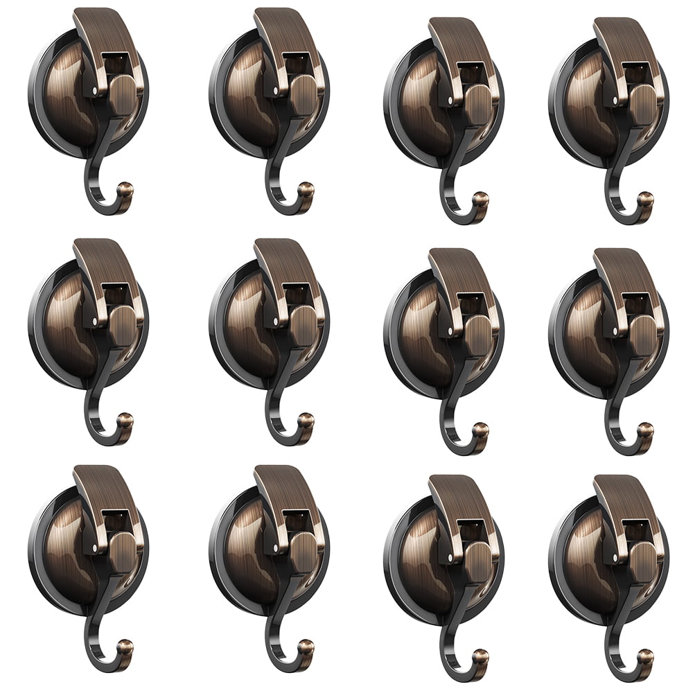 12 Pack Suction Cup Hooks 