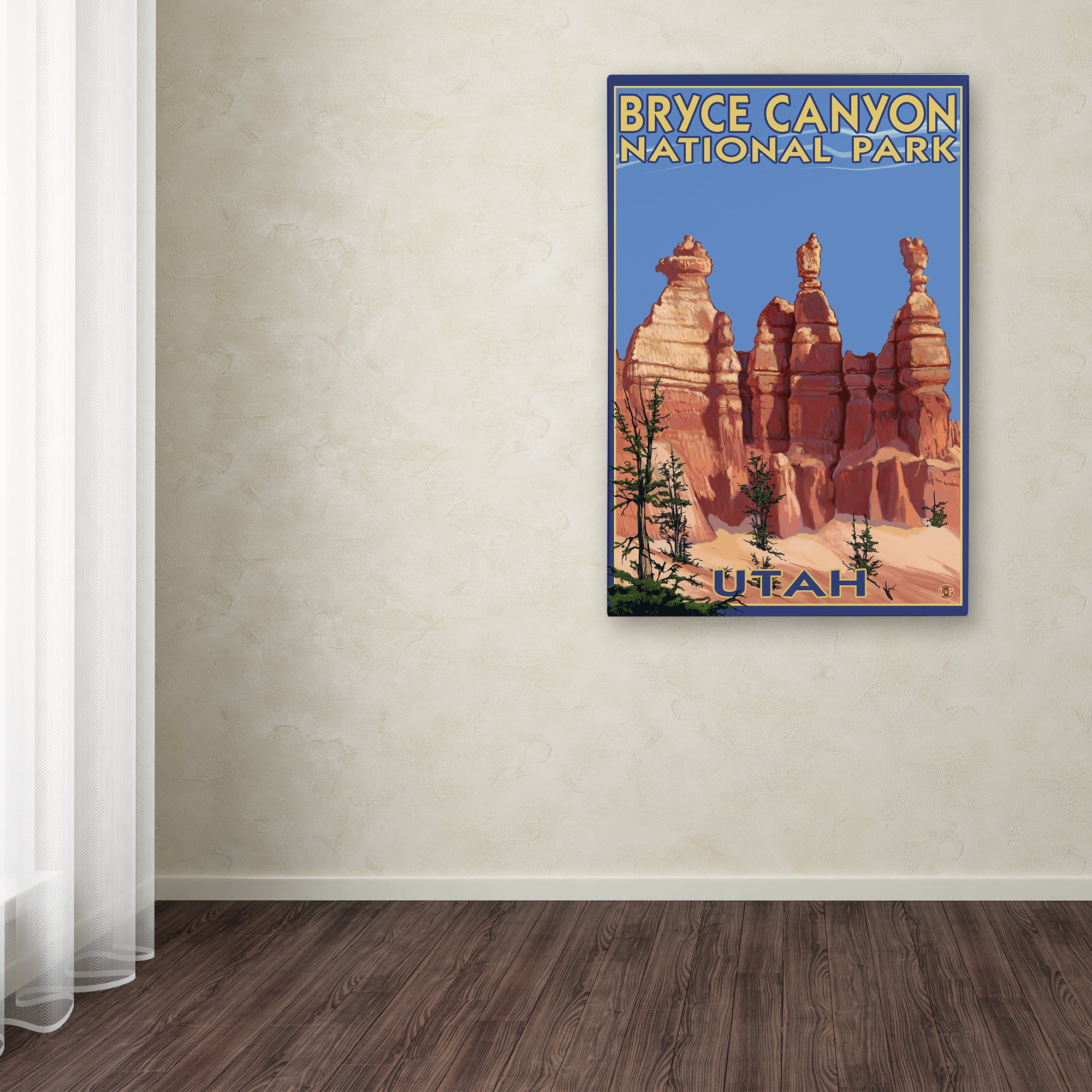 Trademark Fine Art 'Travel Poster 93' Canvas Art by Lantern Press