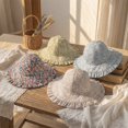 thumbnail image 4 of Kids UPF50+ Sun Hat With Neck Flap Adjustable Chin Strap Fisherman Cap for 1-4 Years Toddler Beach Outdoor, 4 of 4