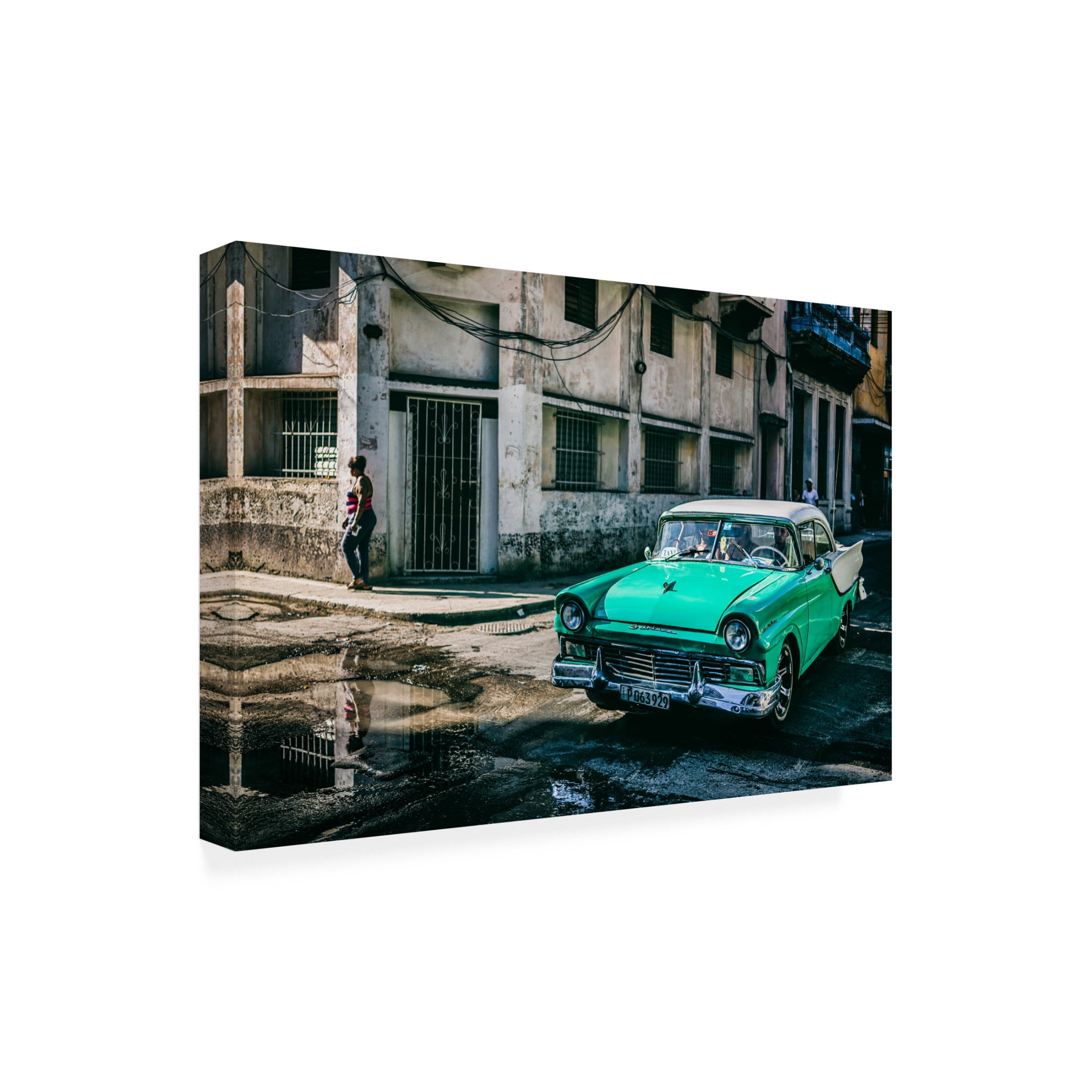 Trademark Fine Art Koji Morishige  Habana street Canvas Wall Art