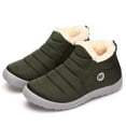 thumbnail image 3 of Women's Men's Winter Snow Boots sor Elderly Women Men Plush Lined Warm Non Slip Work Walking Nursing Ankle Booties, 3 of 5