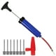 thumbnail image 5 of EeaseMX 9 bombas de balón deportivas de 8 pulgadas con inflador de aguja para baloncesto y fútbol: 7 agujas de gas, 1 tubo de aire y 1 punta (azul), 5 of 7