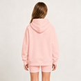 thumbnail image 6 of LRen Hoodies for Girls 10-12 Cute Graphic Print Oversized Long Sleeve Hooded Sweatshirt Youth Preppy Trendy Pullover Fall Winter Clothes 2-14 Years, 6 of 6