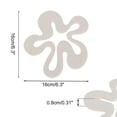 thumbnail image 2 of Unique Bargains 1 Pc Flower Silicone Coaster White, 2 of 5
