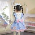 thumbnail image 4 of Vestido de Lolita de dibujos animados para niña, vestido de tutú para fiesta de cumpleaños de primavera y verano de Sanrios Cinnamoroll, vestido de manga corta para niños, regalo, 4 of 5