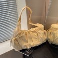 thumbnail image 3 of Bolso de mano de gran capacidad para estudiantes universitarios que viajan a clase, bolso de hombro plisado informal, versátil y moderno, nuevo estilo 2025, 3 of 5