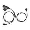 thumbnail image 1 of Adaptador PTT Para Auriculares, Plug And Play Resistente A La Prensa U94 PTT Cable De PU Sonido Claro Con Micrófono De Dedo Para V80 Para V82 Para V8, 1 of 7