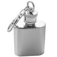 thumbnail image 1 of 1 oz Mini Pocket Stainless Steel Wine Bottle Whiskey Liquor Hip Flask Screw Cap, 1 of 10