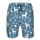 thumbnail image 3 of Fotbe Poodle Dog Trajes de Baño Estampados para Hombre, Shorts de Verano de Secado Rápido, Ropa de Playa, Bañadores-3X-Large, 3 of 6