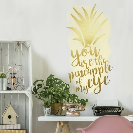 - Pineapple Of My Eye Peel And Stick Wall Decals With Foil