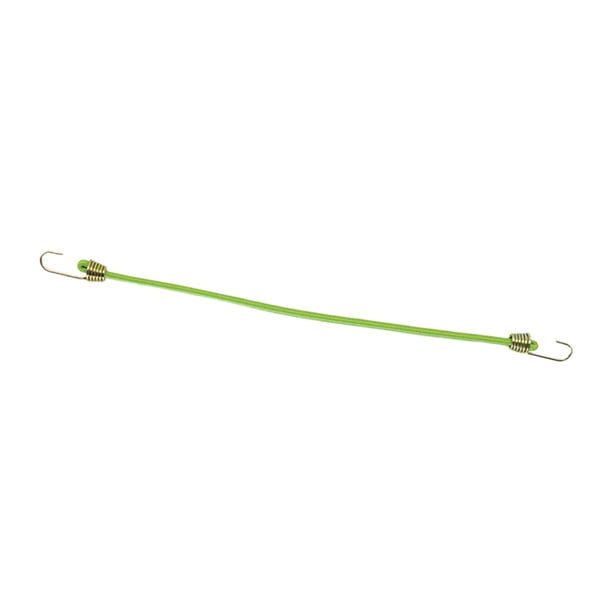 Cuerda elástica con gancho para amarrar cuerda elástica para exteriores, correa elástica para vehículos recreativos Verde