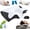 Black, variant on Pillow, Memory Foam Cervical Pillow, Ergonomic Orthopedic Contour, for Side, Back and Stomach Sleepers (Black)