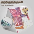 thumbnail image 4 of Watercolor Skeletons Foldable Binder Folder Clipboard with Pen Slot Double Clips A4 Size File Storage, 4 of 8